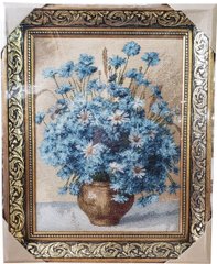 Гобеленова картина "Ваза з квітами" (46 x 54 см) GB083