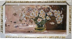 Гобеленовая картина с люрексом "Ваза с цветами" (48 x 88 см) GB018