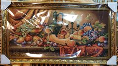 Гобеленовая картина с люрексом "Натюрморт" (48 x 87 см) GB109, 48 x 87, от 51 до 100 см