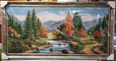Гобеленова картина "Гірська річка" (66 x 125 см) GB072-1