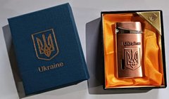 Зажигалка в подарочной упаковке Герб Украины (Острое пламя) HL-325-1-2
