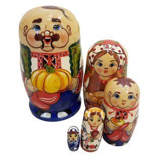 Матрьошка "Українець", 5 ляльок (h-8,5 см) MU063
