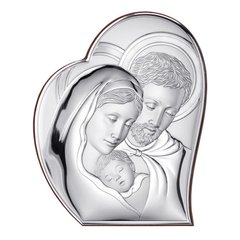 Ікона срібна Valenti Свята Родина (9 x 10,5 см) 81050 1L