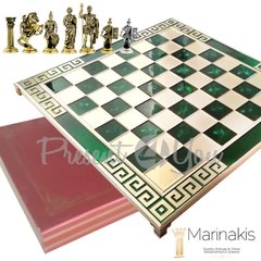 Шахи "Римляни" Marinakis (45 x 45 см, зелені) 086-4503KG