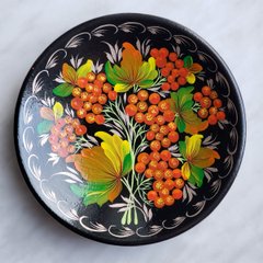 Тарелка с петриковской росписью цветочная (d-15 см) TR0491