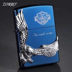 Запальничка бензинова "ZORRO LOVER" Eagle Wings silver HL-306