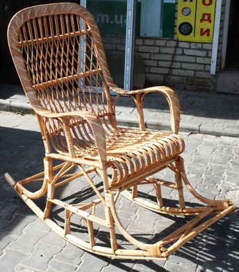 Крісло-качалка з лози (120 x 65 x 120 см) KK007