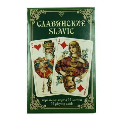 Карти гральні Piatnik "Слов'янські" 55 карт червоні (134319)