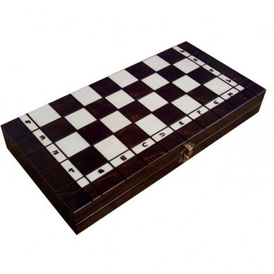 Шахматы + шашки + нарды Madon средние деревянные (35,5 x 35,5 см) 143