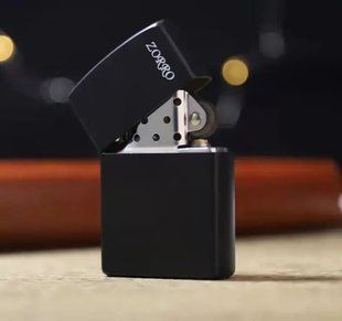 Запальничка бензинова "ZORRO" black HL-297
