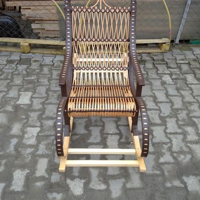 Крісло-качалка з лози (140 x 61 x 111 см) VL053