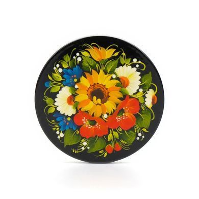 Кишенькове дзеркальце з розписом БД-02 (d-8,3 см) DR0054