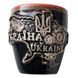 Чарка глиняна "Україна" в асортименті (50 мл, випадковий колір) US0198