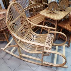 Крісло-качалка з лози (140 x 61 x 110 см) KK002
