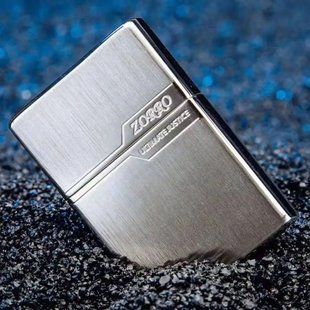 Зажигалка бензиновая "ZORRO ULTIMATE JUSTICE" silver HL-295