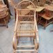 Крісло-качалка з лози (140 x 61 x 110 см) KK002