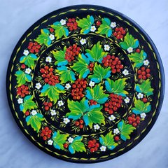 Тарелка с петриковской росписью цветочная (d-20 см) TR0365