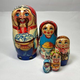 Матрьошка "Українець", 5 ляльок (h-12,5 см) MU172