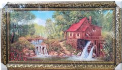Картина-репродукция "Водяная мельница" (66 x 116 см) RP0096, 66 x 116, от 101 см и более