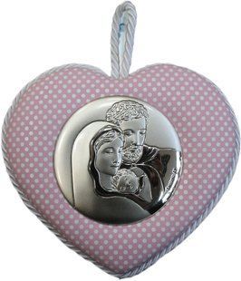 Подвеска в колыбель серебряная музыкальная Valenti Святое Семейство (9 x 11 см) 10524