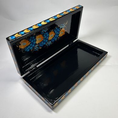 Шкатулка з розписом прямокутна (19,5 x 9,5 x 4 см) SK0324
