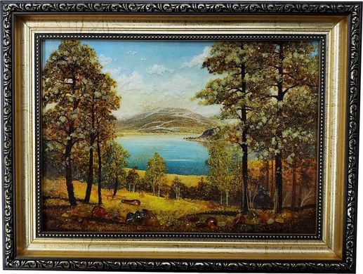 Картина із бурштину "Природа" (28 x 37 см) BK0018