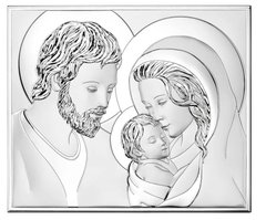 Икона серебряная Valenti Святое Семейство (26 x 32 см) 81340/5L