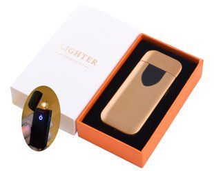 USB запальничка в подарунковій коробці LIGHTER HL-134 Gold