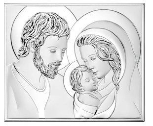 Ікона срібна Valenti Свята Родина (26 x 32 см) 81340/5L