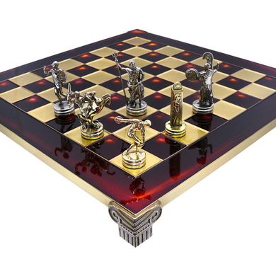 Шахматы "Дискобол" Manopoulos (36 x 36 см, красные) 088-0703S