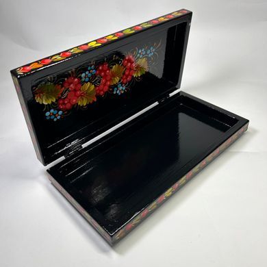 Шкатулка з розписом прямокутна (19,5 x 9,5 x 4 см) SK0325