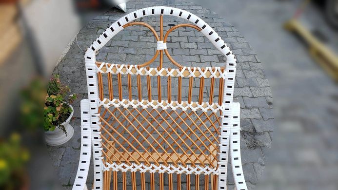 Кресло-качалка из лозы разборное (120 x 68 x 117 см) KK003_2