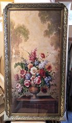 Гобеленовая картина "Ваза с цветами" (62 x 111 см) GB125