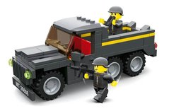 Конструктор Військова вантажівка Military Truck 134 деталі (25 x 17,5 x 5 см) 2660