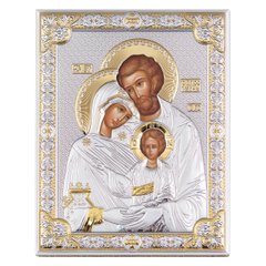 Ікона срібна Valenti Свята Родина (12 x 16 см) 85313/3LORO