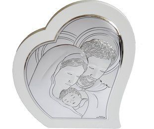 Ікона срібна Valenti Свята Родина (15 x 17,5 см) 81330 2LBI
