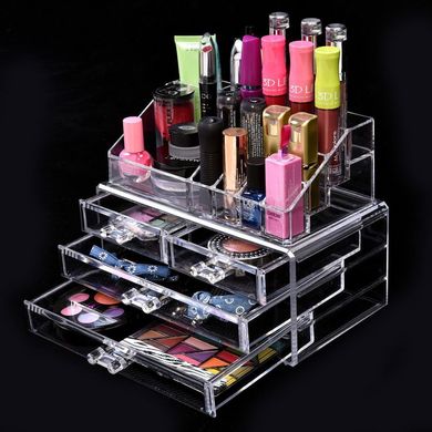 Акриловый органайзер для косметики Cosmetic Storage Box 4 Drawer (22 x 14 x 18 см) CX-6704