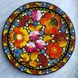 Тарелка с петриковской росписью цветочная (d-30 см) TR0428