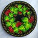 Тарілка з петриківським розписом квіткова (d-30 см) TR0427