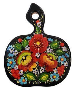 Дошка з петриківським розписом (18,5 x 15 x 1,5 см) TR0351