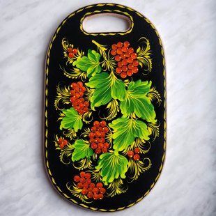 Дошка з петриківським розписом (31 x 18,5 x 1,5 см) TR0351