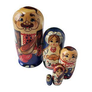 Матрешка "Украинец", 5 кукол (h-10,5 см) MU110