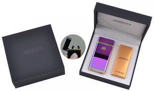 Электроимпульсная зажигалка в подарочной упаковке Jobon (USB) XT-4883-1