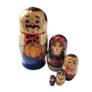 Матрешка "Украинец", 5 кукол (h-12,5 см) MU105