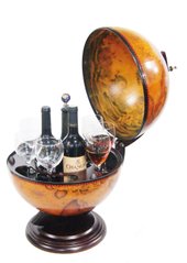 Глобус-бар настольный 36 см сфера, коричневый (39 х 36 х 52 см) 36002R