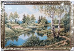 Гобеленова картина "Річка в лісі" (83 x 120 см) GB085