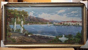 Гобеленова картина "Морське узбережжя" (45 x 84 см) GB163