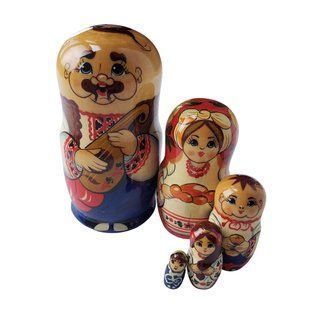 Матрешка "Украинец", 5 кукол (h-10,5 см) MU111