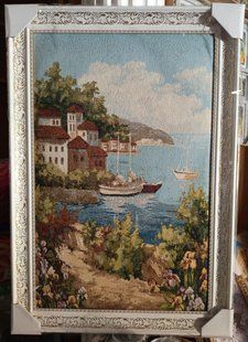 Гобеленовая картина "Морское побережье" (52 x 75 см) GB086