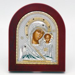 Казанська ікона Божої Матері Silver Axion (10 x 13 см) 813-1067